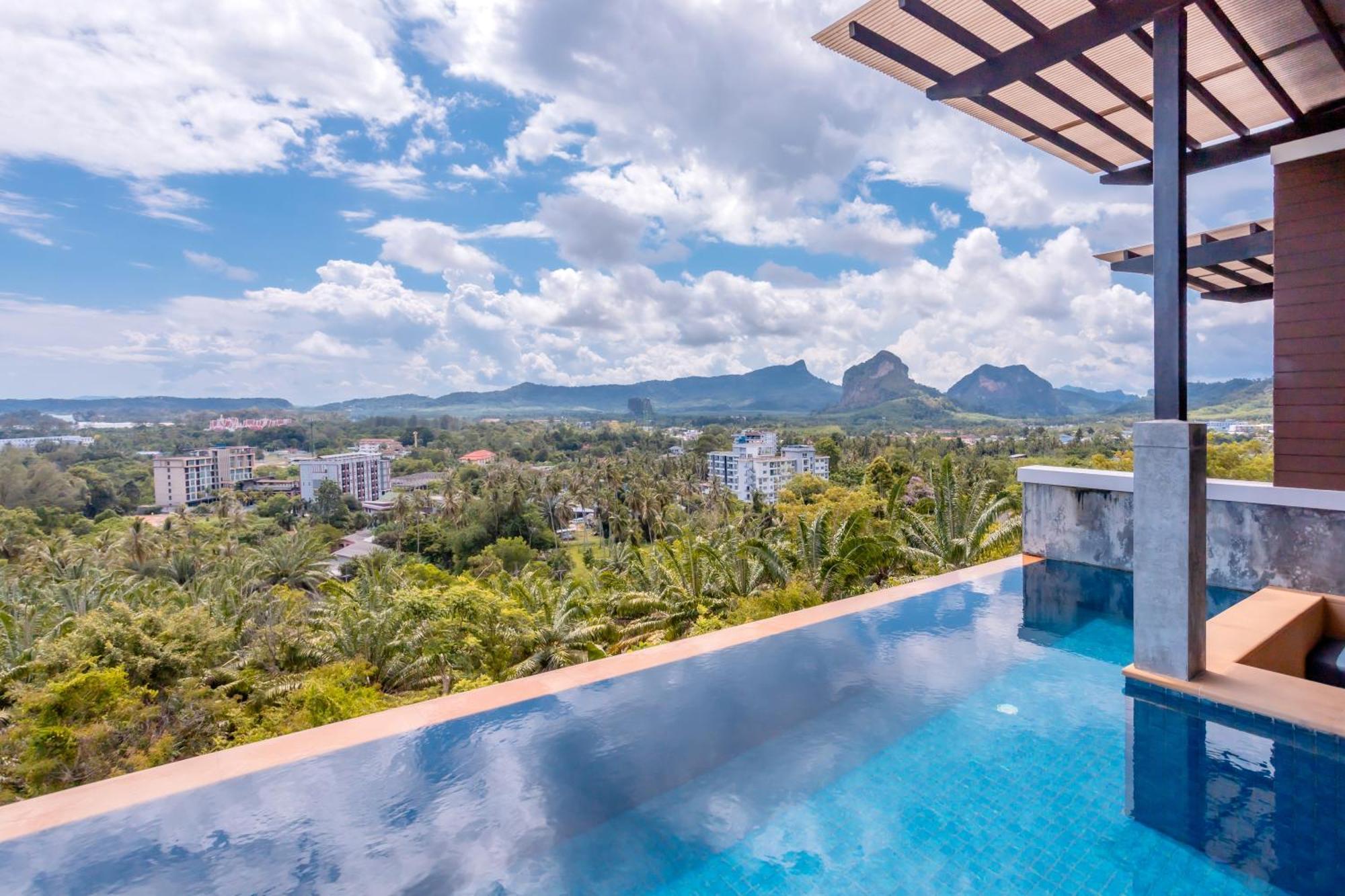 विला Sea & Mountain View Private Pool At Aonang Krabi